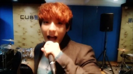 Btob s Minhyuk singing Replay - Shinee