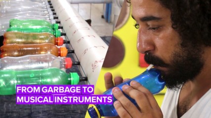 Plastic bottles and garbage never sounded so sweet