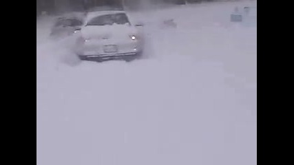 Audi A4,audi 90 Subaru Wrx Snow Driving