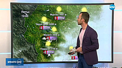 Прогноза за времето (03.01.2020 - обедна емисия)