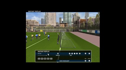 Fifa 10 разиграване и гол с глава 