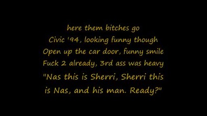 Nas - Shoot em up [ With Lyrics ]