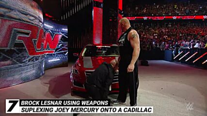 Brock Lesnar using weapons: WWE Top 10, Oct. 17, 2021