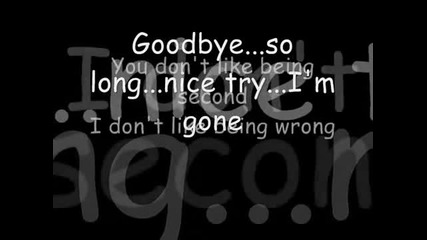 Sr-71 - Goodbye ( paroles)
