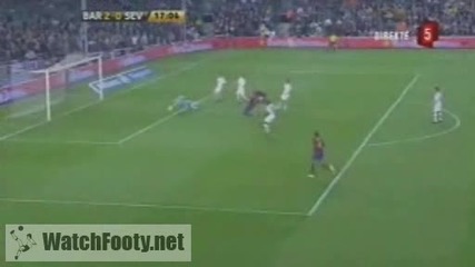 22.04 Барселона - Севиля 4:0 Самуел Етоо Гол