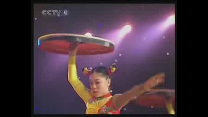 Girls Playing Drums - Shandong Acrobatic T
