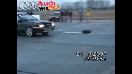 Audi Coupe Quattro Turbo vs Mitsubishi Evo 8