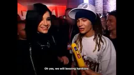 Bill & Tom Kaulitz At The Comet 2008