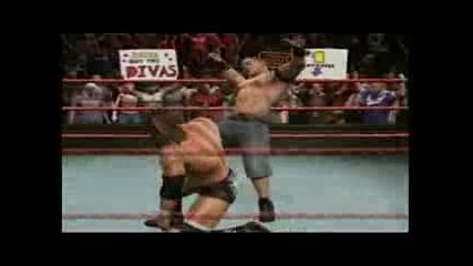ortan vs Hhh anb john cena