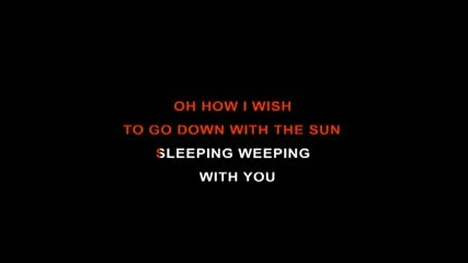 Nightwish - Sleeping Sun (karaoke) + Вокал