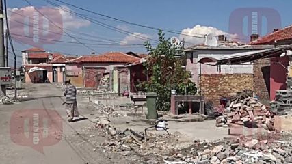 Акция по събарянето на незаконни постройки в Кумлука