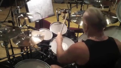 Mike Terrana gets Warmed Up - Tarja Recording Session Buenos Aries 2012