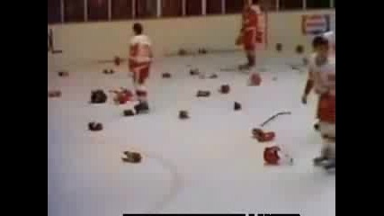 Легендарния хокеен Бой между играчите на ссср и Канада 1987 