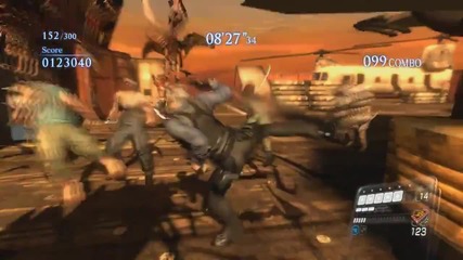 Resident Evil 6 - " The Mercenaries No Mercy " Gameplay