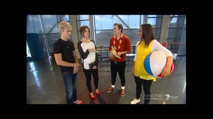 Ross Lynch and Maia Mitchell Saturday Disney Australia Teen Beach Movie Interview Hd