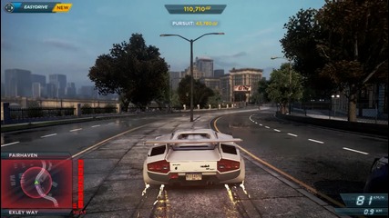 Need For Speed Most Wanted 2012 - Lamborghini Countach само по джанти