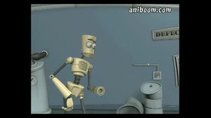 Забавна анимация Робот детектив