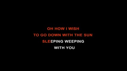 Nightwish - Sleeping Sun (karaoke)