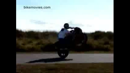 Chris Zx6r Wheelie
