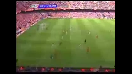 Steven Gerrard greatest goal ever v West Ham - 3 - 3 Fa Cup Final 2006 