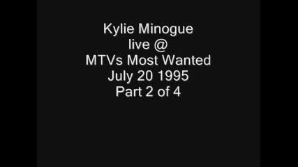 Kylie Minogue Interview MTVs Most Wanted