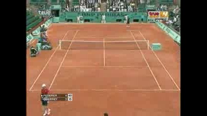 Roland Garos - Federer - Querrey - 5:3