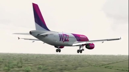 Wizz Air landing in Cork 