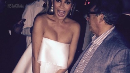 Chrissy Teigen's Dress Splits at the CFDA Awards