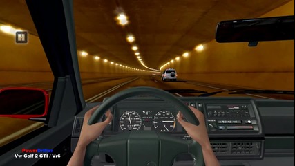 Test Drive Unlimited - Vw Golf 2 Gti / Vr6 Tunnel Fun Hd