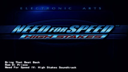 Need For Speed 4 Soundtrack Bring That Beat Back (short)