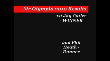2010 Olympia Weekend - (top 2) Jay Cutler Phil Heath Battle For The Title!!!!!!!!!!! - Youtube
