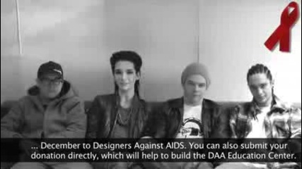 Tokio Hotel - - weltaidstag message Спин !!