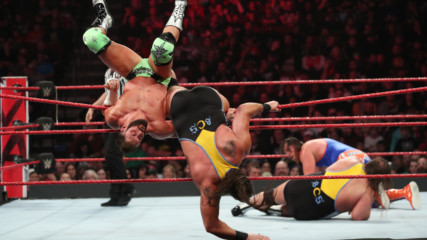 Heavy Machinery vs. Zack Ryder & Curt Hawkins - Tag Team Gauntlet Match: Raw, March 4, 2019