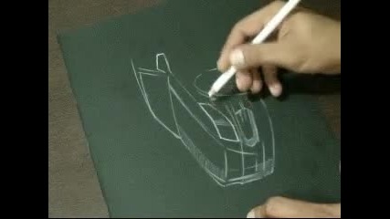 рисуване скеч на кола 