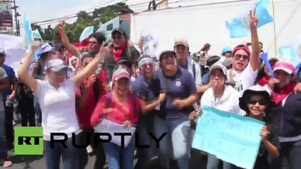 Guatemala: Protesters call for President Molina's resignation in Guatemala City