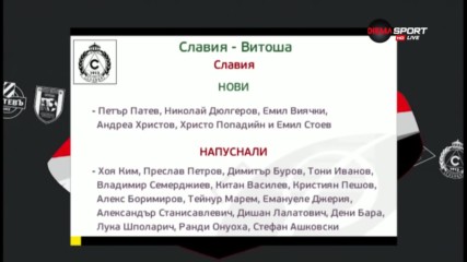 Какво свършиха Славия и Витоша Бистрица на трансферния пазар?