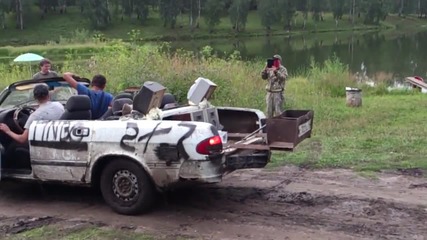 Волга кабрио - Автомобил за барбекю