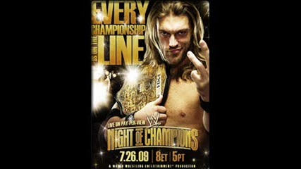 Night of Champions 2009 Втори theme