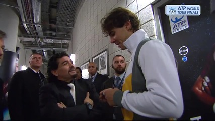 Maradona разговаря с Nadal 