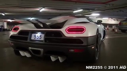 Koenigsegg Agera R Insane Sound in Close Parking Garage!!