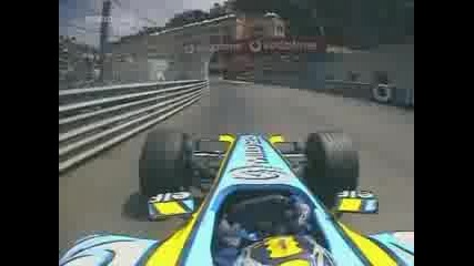 F1 Fernando Alonso Onboard Monaco 2005