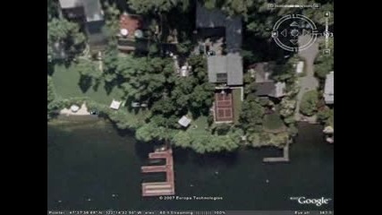 Bill Gates House On Google Earth.