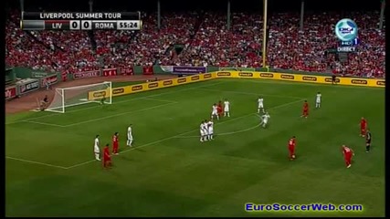 Shelvey Free Kick vs Roma