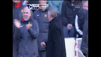 Stoke City - Man Utd 1 - 2 Chicharito 