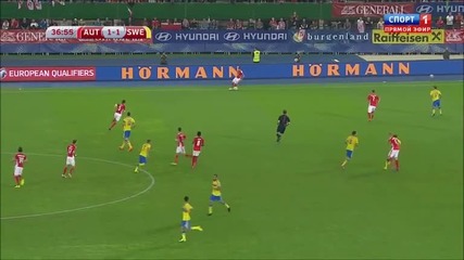 Австрия 1:1 Швеция 08.09.2014