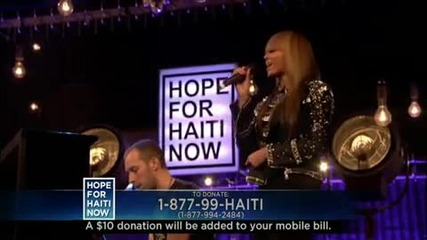 Hope For Haiti - Beyonce preforming - Halo 