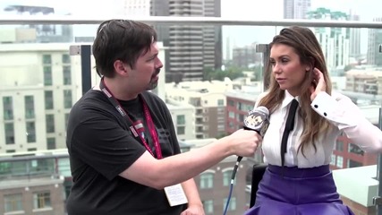Нина Добрев разказва за Let's Be Cops на Comic Con 2014