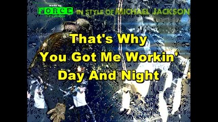 Michael Jackson - working day and night - karaoke 