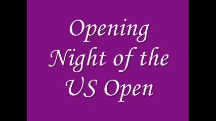 Jimena Navarrete - Opening Night of the Us Open 