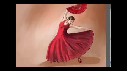 Flamenco Dancer Painting